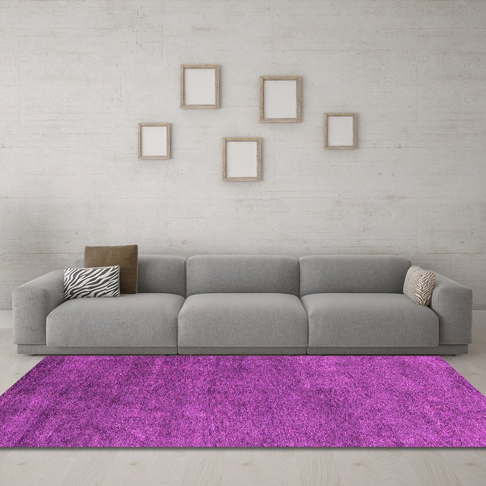 Machine Washable Abstract Pink Modern Rug in a Living Room, wshabs4302pnk
