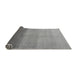 Sideview of Abstract Gray Modern Rug, abs4303gry