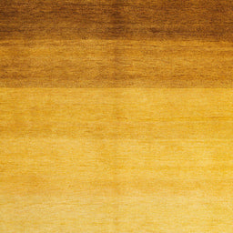 Square Abstract Deep Yellow Modern Rug, abs4303