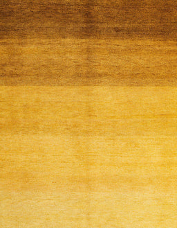 Abstract Deep Yellow Modern Rug, abs4303