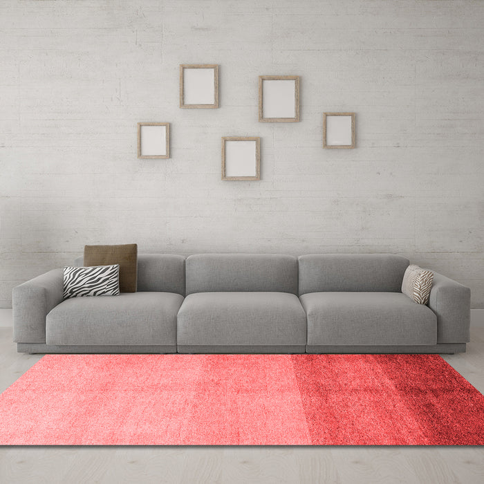 Modern Red Washable Rugs