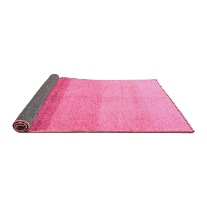 Sideview of Abstract Pink Modern Rug, abs4303pnk