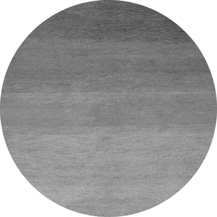 Round Machine Washable Abstract Gray Modern Rug, wshabs4304gry