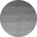 Round Machine Washable Abstract Gray Modern Rug, wshabs4304gry