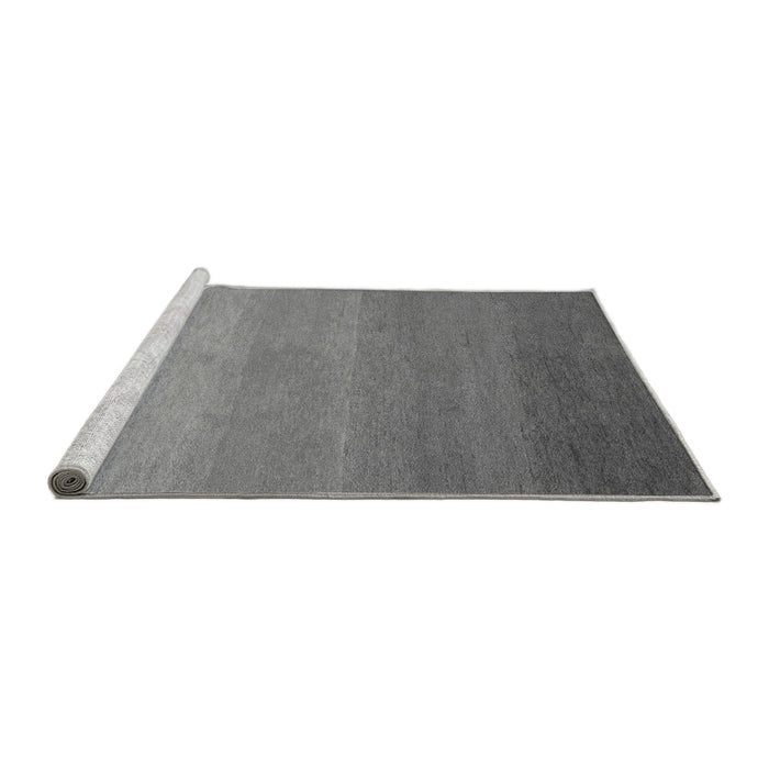 Sideview of Machine Washable Abstract Gray Modern Rug, wshabs4304gry