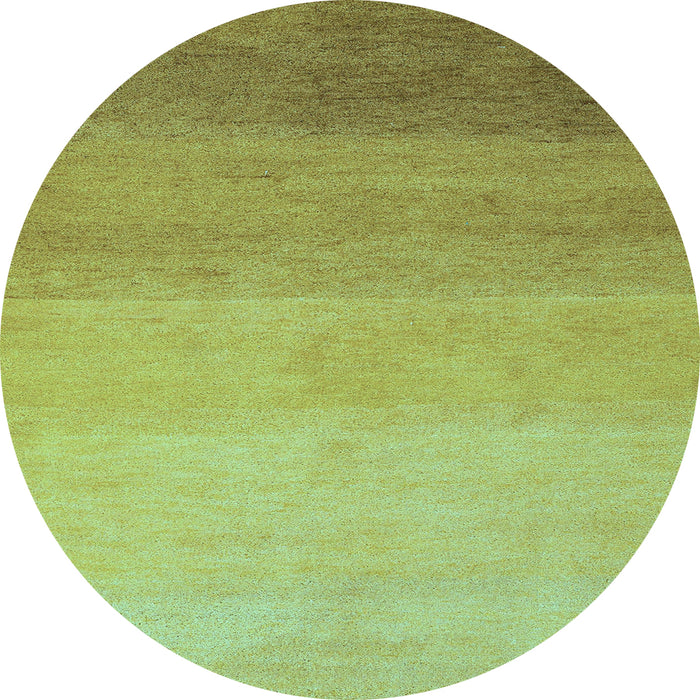 Round Abstract Light Blue Modern Rug, abs4304lblu