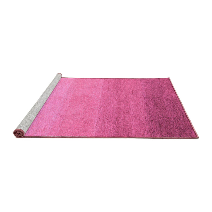 Sideview of Machine Washable Abstract Purple Modern Area Rugs, wshabs4304pur