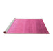 Sideview of Machine Washable Abstract Purple Modern Area Rugs, wshabs4304pur