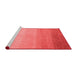 Modern Red Washable Rugs