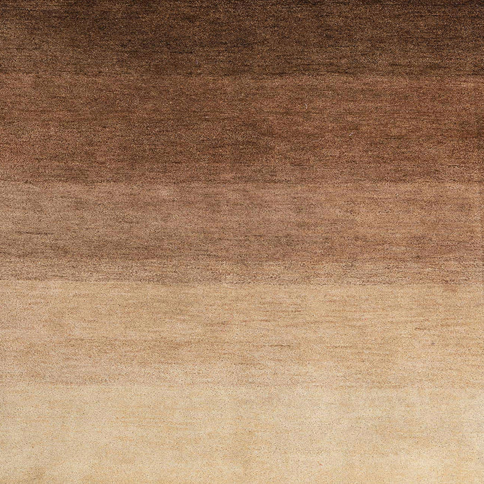 Square Machine Washable Abstract Saddle Brown Rug, wshabs4305