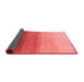 Abstract Red Modern Area Rugs