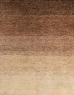 Abstract Saddle Brown Modern Rug, abs4305