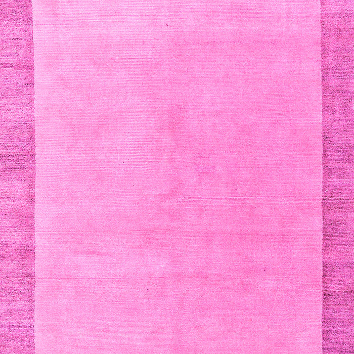 Machine Washable Solid Pink Modern Rug, wshabs4306pnk