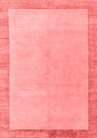 Solid Red Modern Rug, abs4306red