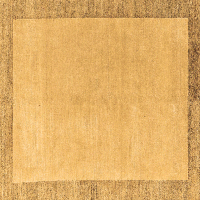 Square Solid Brown Modern Rug, abs4306brn