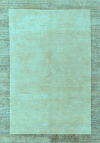 Solid Light Blue Modern Rug, abs4306lblu