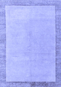 Solid Blue Modern Rug, abs4306blu