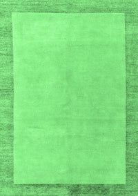 Solid Emerald Green Modern Rug, abs4306emgrn