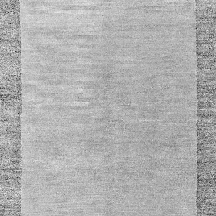 Machine Washable Solid Gray Modern Rug, wshabs4306gry