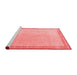 Modern Red Washable Rugs