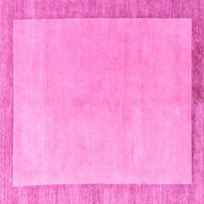 Square Solid Pink Modern Rug, abs4306pnk
