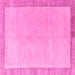 Square Solid Pink Modern Rug, abs4306pnk