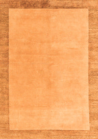 Solid Orange Modern Rug, abs4306org