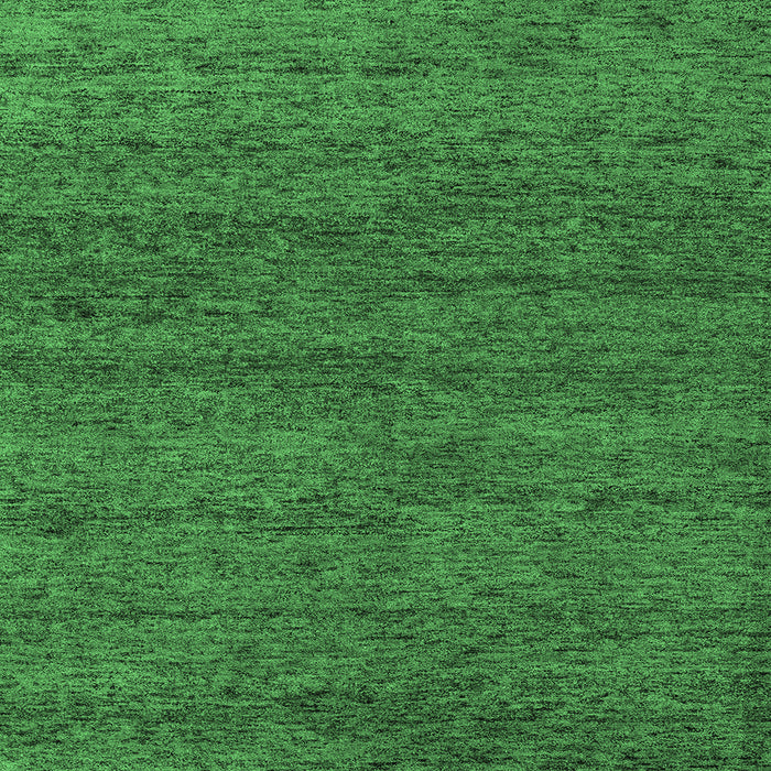 Square Machine Washable Abstract Emerald Green Modern Area Rugs, wshabs4307emgrn