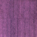 Square Machine Washable Abstract Purple Modern Area Rugs, wshabs4307pur