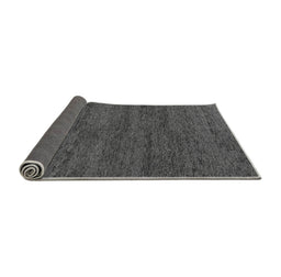 Sideview of Abstract Gray Modern Rug, abs4307gry