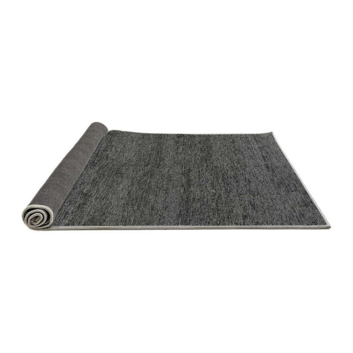 Sideview of Abstract Gray Modern Rug, abs4307gry