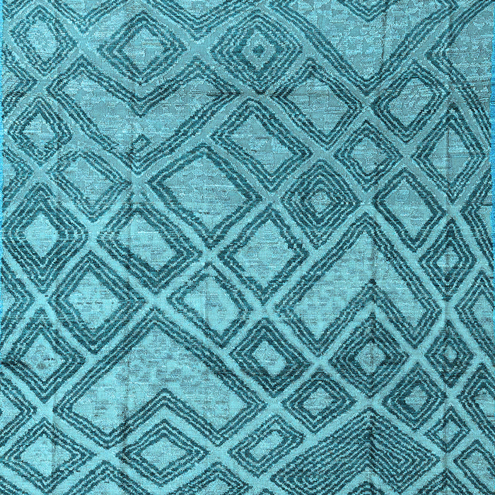Abstract Light Blue Modern Rug, abs4309lblu