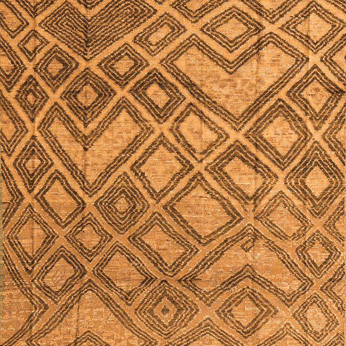 Abstract Orange Modern Rug, abs4309org