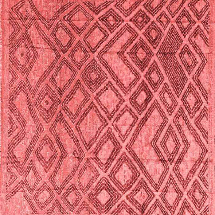 Abstract Red Modern Rug, abs4309red