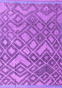 Abstract Purple Modern Rug, abs4309pur