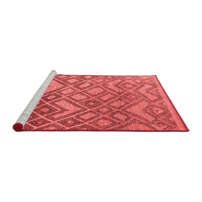 Modern Red Washable Rugs