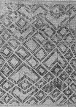 Abstract Gray Modern Rug, abs4309gry