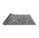 Sideview of Abstract Gray Modern Rug, abs4309gry