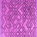 Square Abstract Pink Modern Rug, abs4309pnk