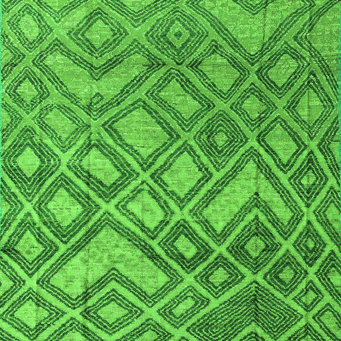 Machine Washable Abstract Green Modern Area Rugs, wshabs4309grn