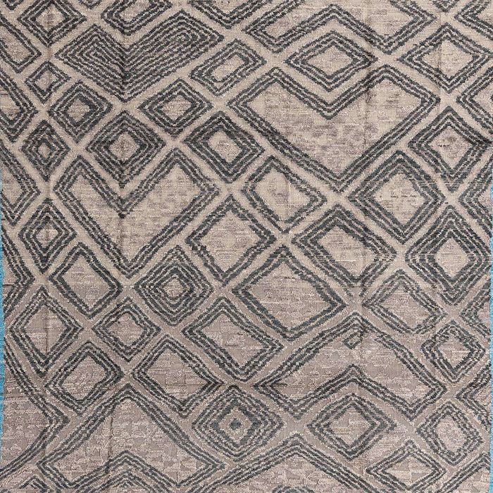 Machine Washable Abstract Carbon Gray Rug, wshabs4309
