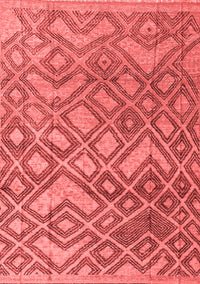 Abstract Red Modern Rug, abs4309red