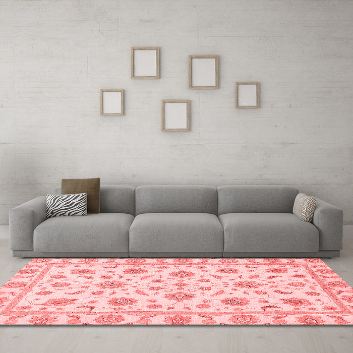 Traditional Red Washable Rugs