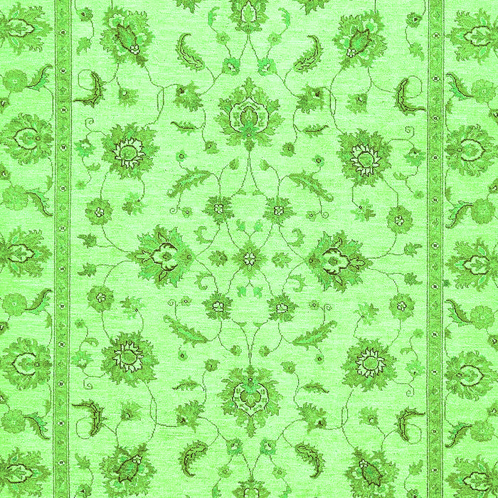 Oriental Green Traditional Rug, abs430grn