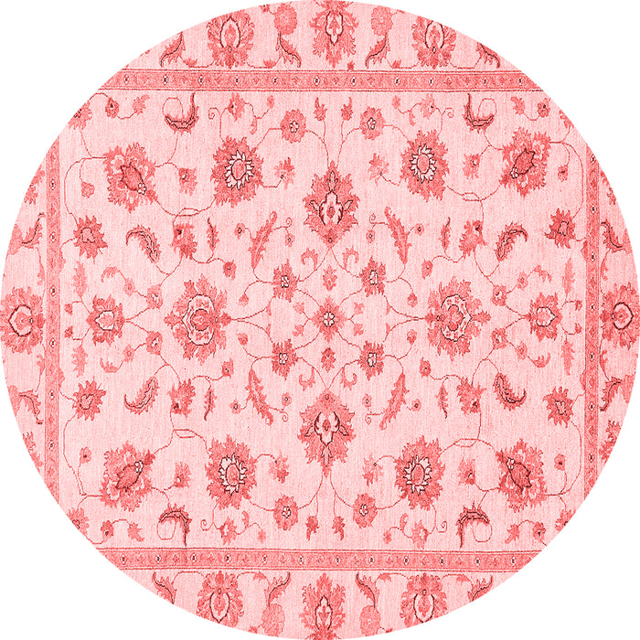 Machine Washable Oriental Red Traditional Rug, wshabs430red