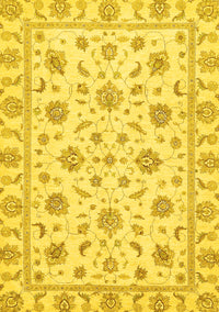 Oriental Yellow Traditional Rug, abs430yw