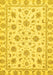 Oriental Yellow Traditional Rug, abs430yw