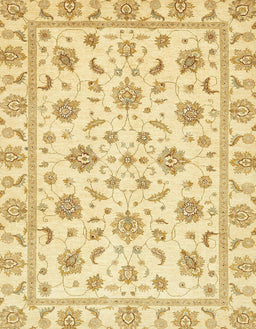 Abstract Yellow Oriental Rug, abs430