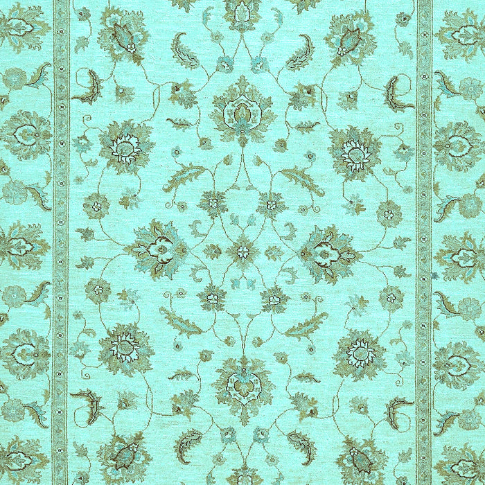 Oriental Light Blue Traditional Rug, abs430lblu