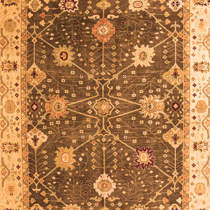 Oriental Orange Traditional Rug, abs4310org